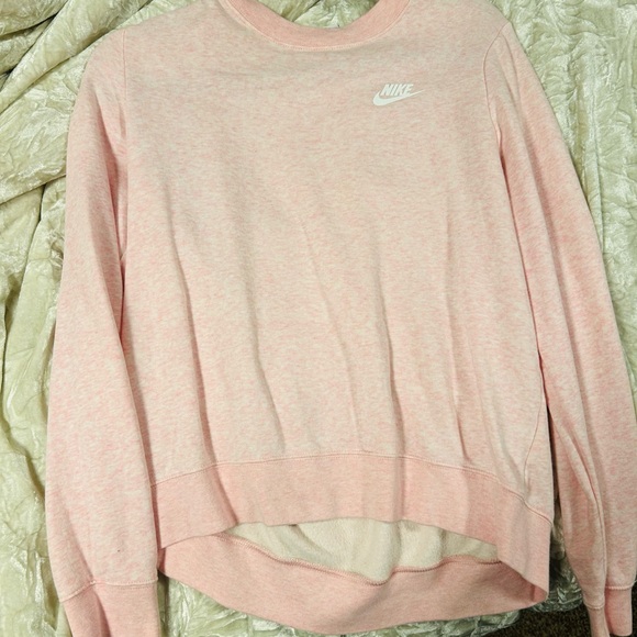 Nike Light Pink Crewneck Sweatshirt - Picture 1 of 5